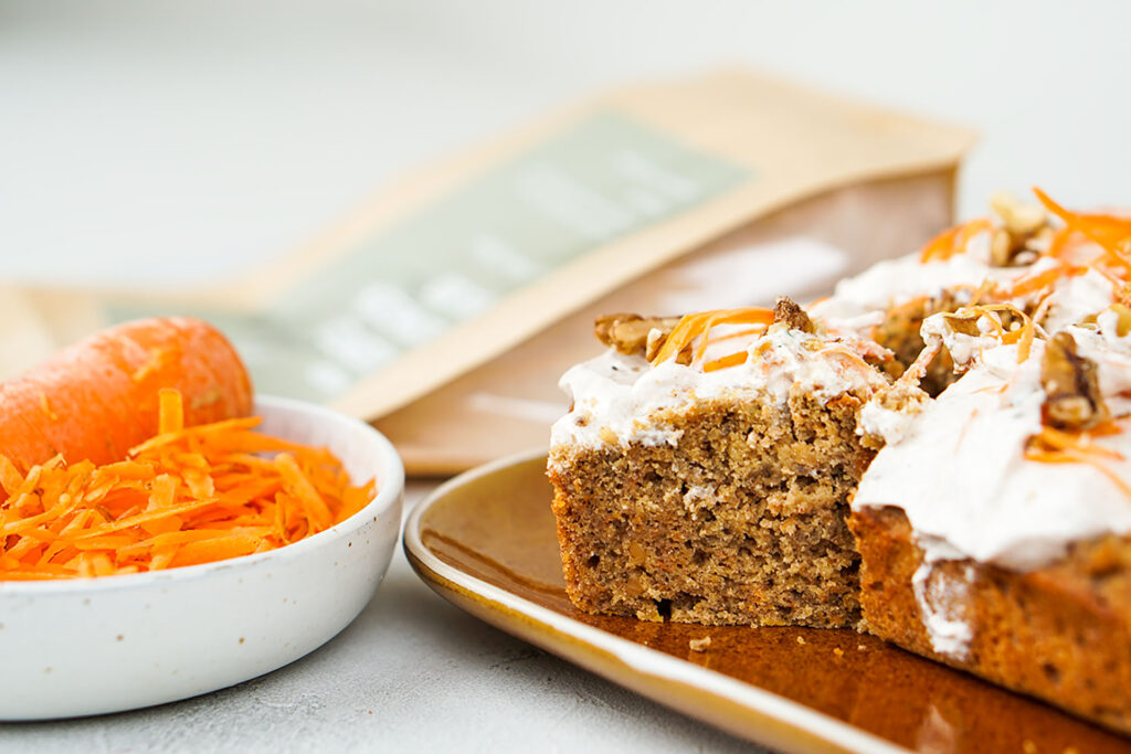 Gâteau aux carottes - germé & sans gluten