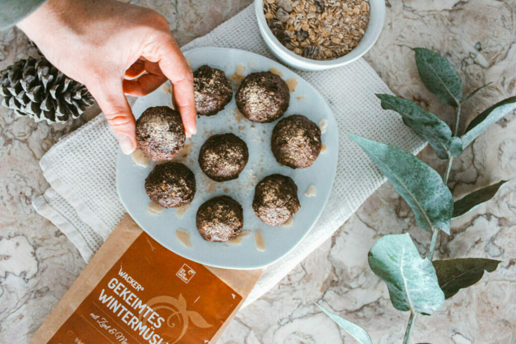 Bliss Balls from Wacker Sprouted Winter Muesli