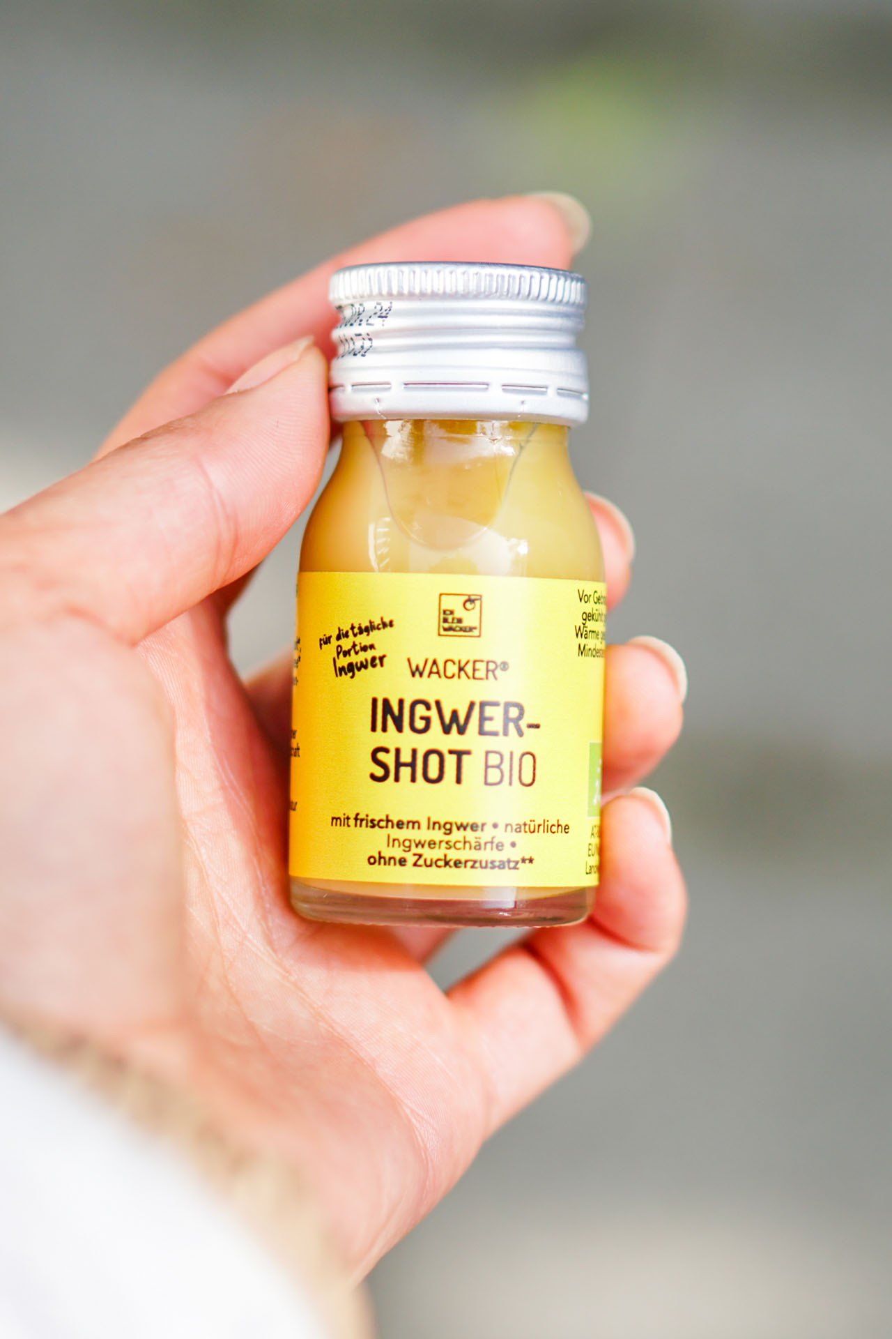Organic ginger shot: For your immune system
